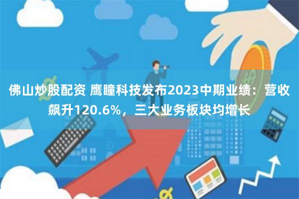 佛山炒股配资 鹰瞳科技发布2023中期业绩：营收飙升120.6%，三大业务板块均增长