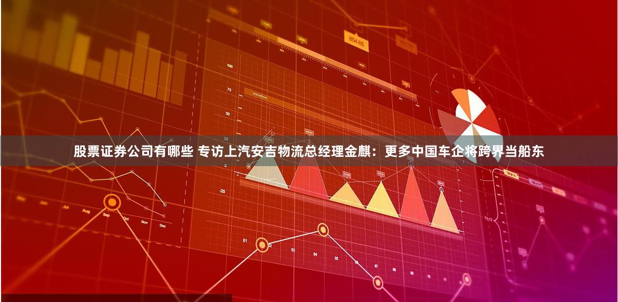 股票证券公司有哪些 专访上汽安吉物流总经理金麒：更多中国车企将跨界当船东